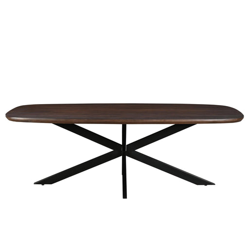 Eettafel Jesper Mangohout Bruin 100x210 cm-Eettafels-Livingfurn