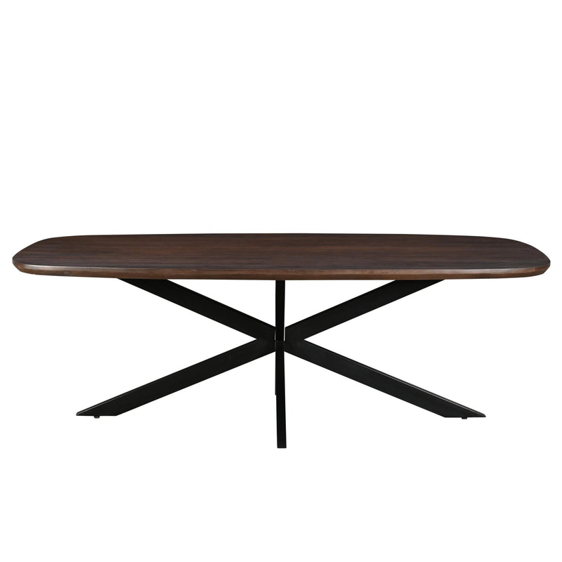 Eettafel Jesper Mangohout Bruin 105x230 cm-Eettafels-Livingfurn