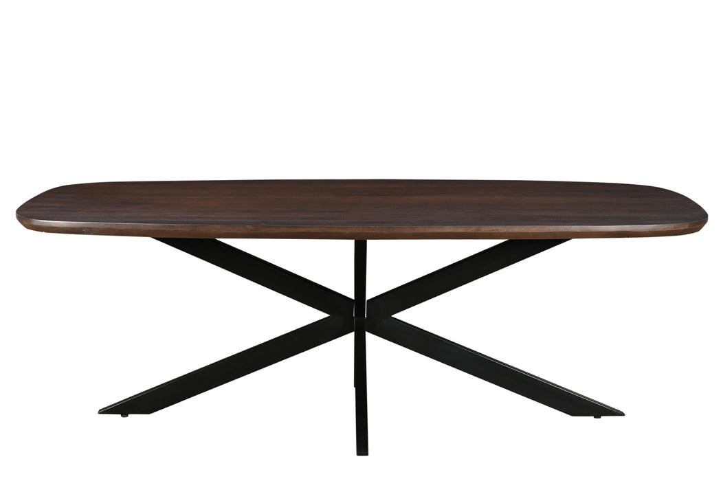 Eettafel Jesper Mangohout Bruin 230x105 cm-Eettafels-Livingfurn