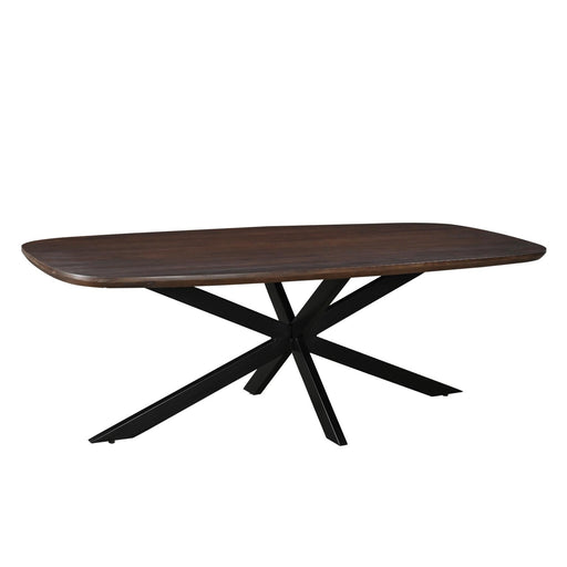 Eettafel Jesper Mangohout Bruin 90x180 cm-Eettafels-Livingfurn