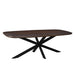 Eettafel Jesper Mangohout Bruin 90x180 cm-Eettafels-Livingfurn