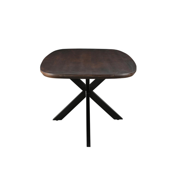 Eettafel Jesper Mangohout Bruin 90x180 cm-Eettafels-Livingfurn
