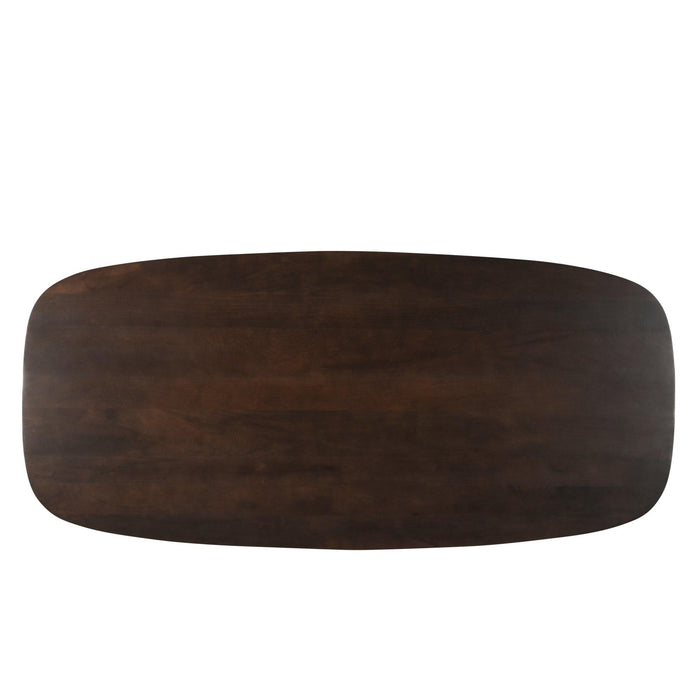 Eettafel Jesper Mangohout Bruin 90x180 cm-Eettafels-Livingfurn