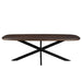 Eettafel Jesper Mangohout Bruin 90x180 cm-Eettafels-Livingfurn