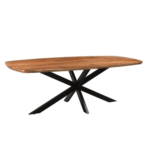Eettafel Jesper Mangohout Naturel hout 100x210 cm-Eettafels-Livingfurn