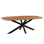 Eettafel Jesper Mangohout Naturel hout 105x230 cm-Eettafels-Livingfurn