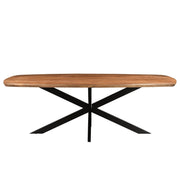 Eettafel Jesper Mangohout Naturel hout 105x230 cm-Eettafels-Livingfurn