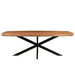 Eettafel Jesper Mangohout Naturel hout 105x230 cm-Eettafels-Livingfurn