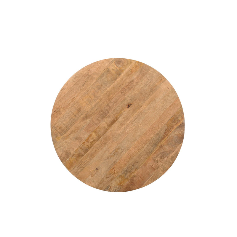Eettafel Jesper Mangohout Naturel hout 120 cm 120x120x76 cm 31014-Eettafels-Livingfurn