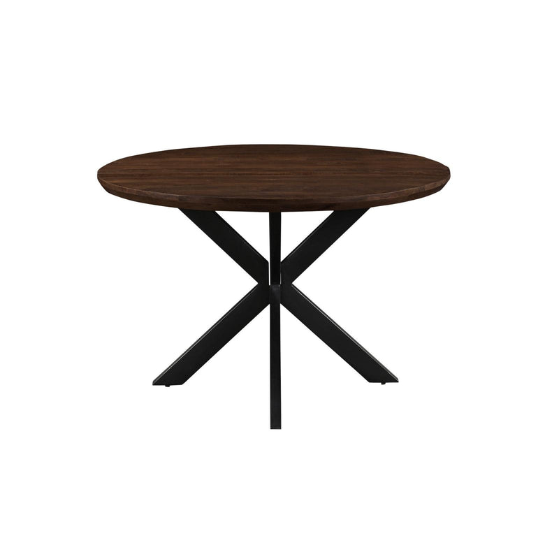 Eettafel Jesper Mangohout Naturel hout 120 cm 120x120x76 cm 31033-Eettafels-Livingfurn