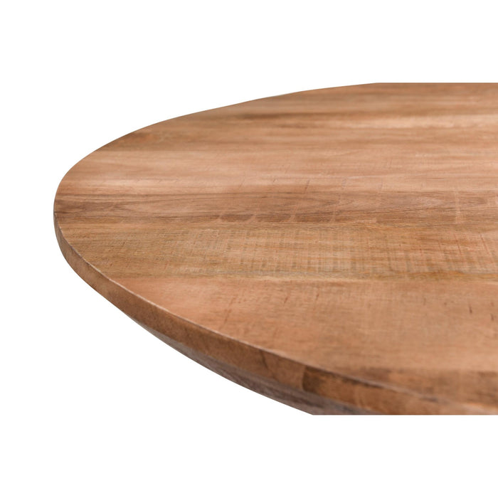 Eettafel Jesper Mangohout Naturel hout 120 cm 120x120x76 cm-Eettafels-Livingfurn