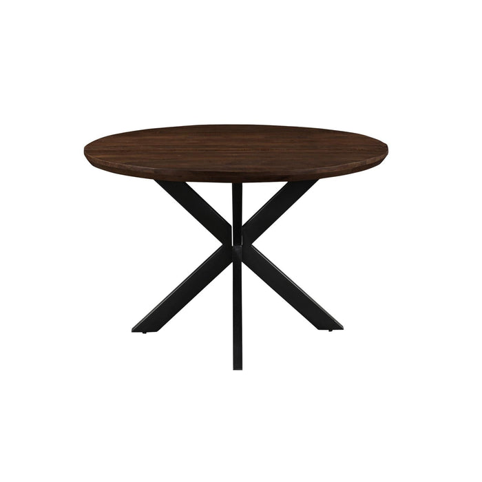 Eettafel Jesper Mangohout Naturel hout 120 cm 120x120x76 cm-Eettafels-Livingfurn