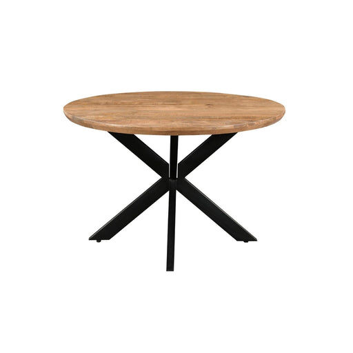 Eettafel Jesper Mangohout Naturel hout 120 cm 120x120x76 cm-Eettafels-Livingfurn