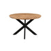 Eettafel Jesper Mangohout Naturel hout 120 cm 120x120x76 cm-Eettafels-Livingfurn