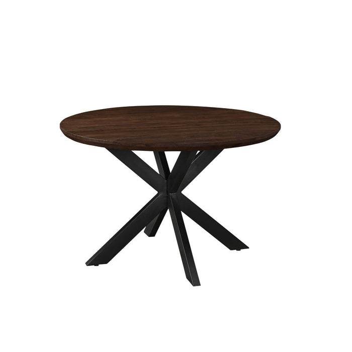 Eettafel Jesper Mangohout Naturel hout 120 cm-Eettafels-Livingfurn