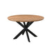 Eettafel Jesper Mangohout Naturel hout 130 cm 130x130x76 cm-Eettafels-Livingfurn
