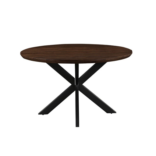 Eettafel Jesper Mangohout Naturel hout 130 cm 130x130x76 cm-Eettafels-Livingfurn