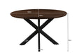 Eettafel Jesper Mangohout Naturel hout 130 cm-Eettafels-Livingfurn