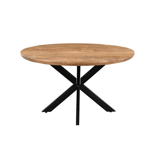 Eettafel Jesper Mangohout Naturel hout 140 cm 140x140x76 cm-Eettafels-Livingfurn