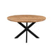 Eettafel Jesper Mangohout Naturel hout 140 cm-Eettafels-Livingfurn