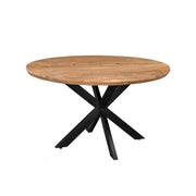 Eettafel Jesper Mangohout Naturel hout 150 cm 150x150x76 cm-Eettafels-Livingfurn