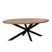 Eettafel Jesper Mangohout Naturel hout 160x90 cm-Eettafels-Livingfurn
