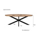 Eettafel Jesper Mangohout Naturel hout 160x90 cm-Eettafels-Livingfurn
