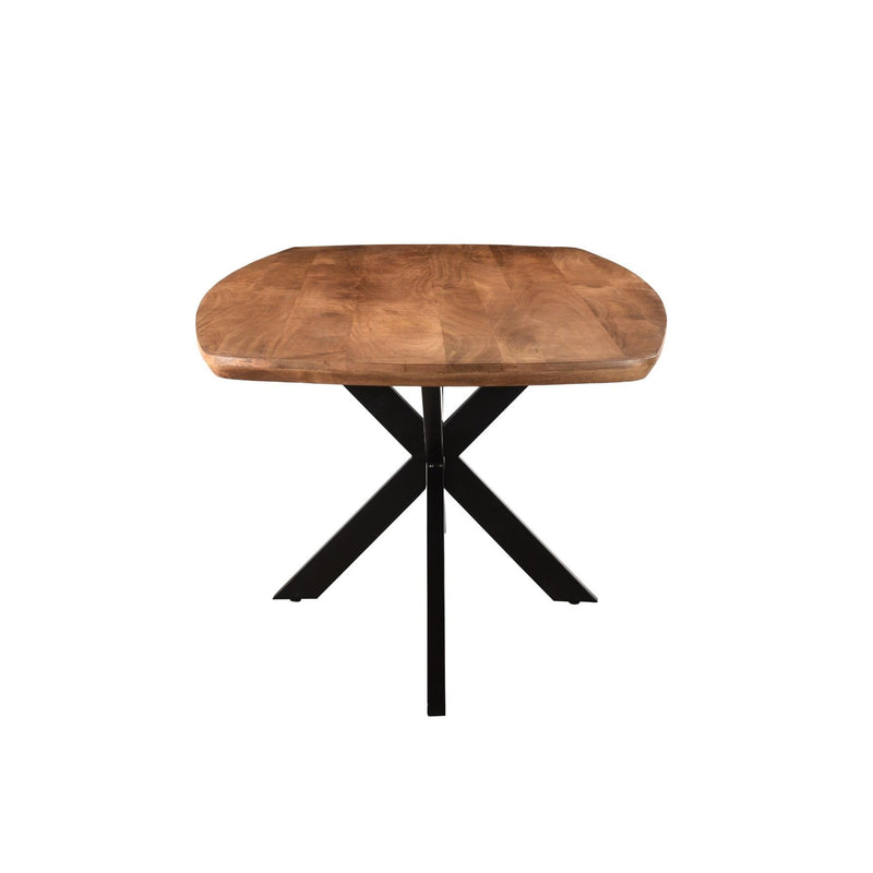 Eettafel Jesper Mangohout Naturel hout 180x90 cm 13861-Eettafels-Livingfurn