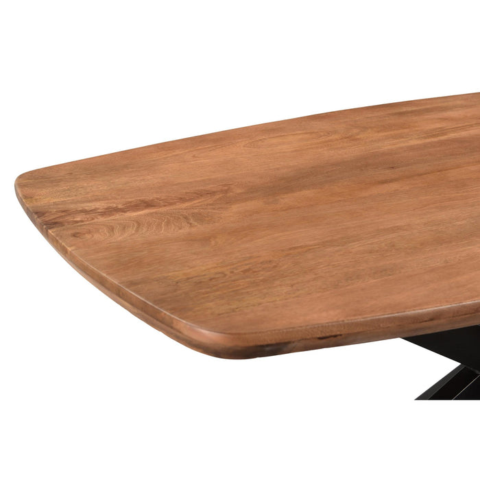 Eettafel Jesper Mangohout Naturel hout 180x90 cm-Eettafels-Livingfurn
