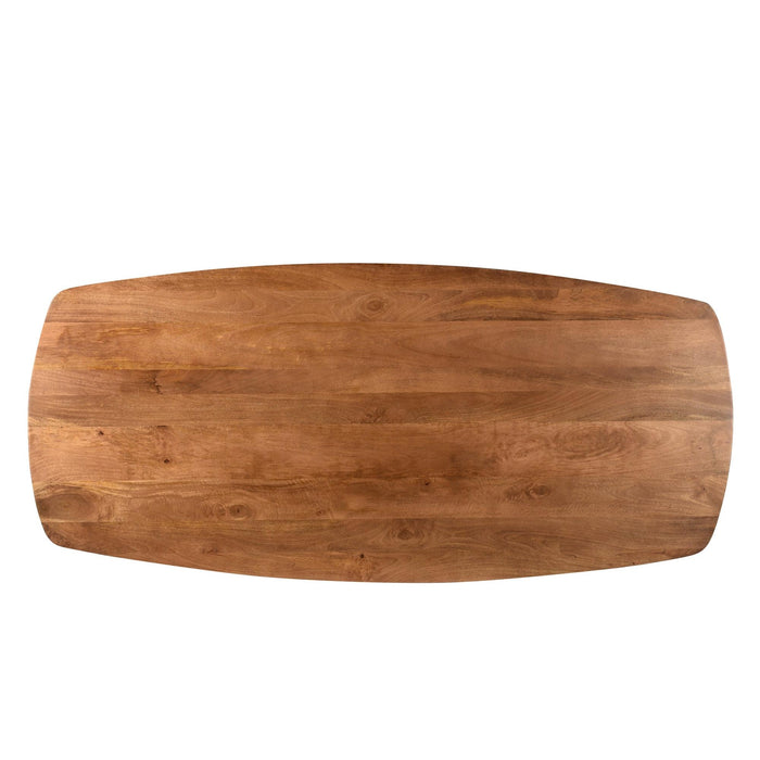 Eettafel Jesper Mangohout Naturel hout 180x90 cm-Eettafels-Livingfurn