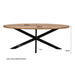 Eettafel Jesper Mangohout Naturel hout 210x100 cm-Eettafels-Livingfurn