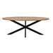 Eettafel Jesper Mangohout Naturel hout 210x100 cm-Eettafels-Livingfurn