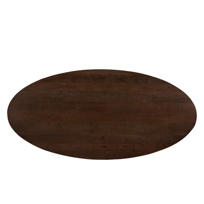 Eettafel Jesper Mangohout Naturel hout 210x110 cm-Eettafels-Livingfurn
