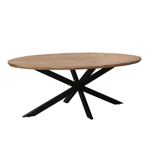 Eettafel Jesper Mangohout Naturel hout 240x110 cm-Eettafels-Livingfurn