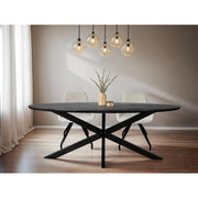 Eettafel Jesper Mangohout Naturel hout 240x110 cm 31018-Eettafels-Livingfurn