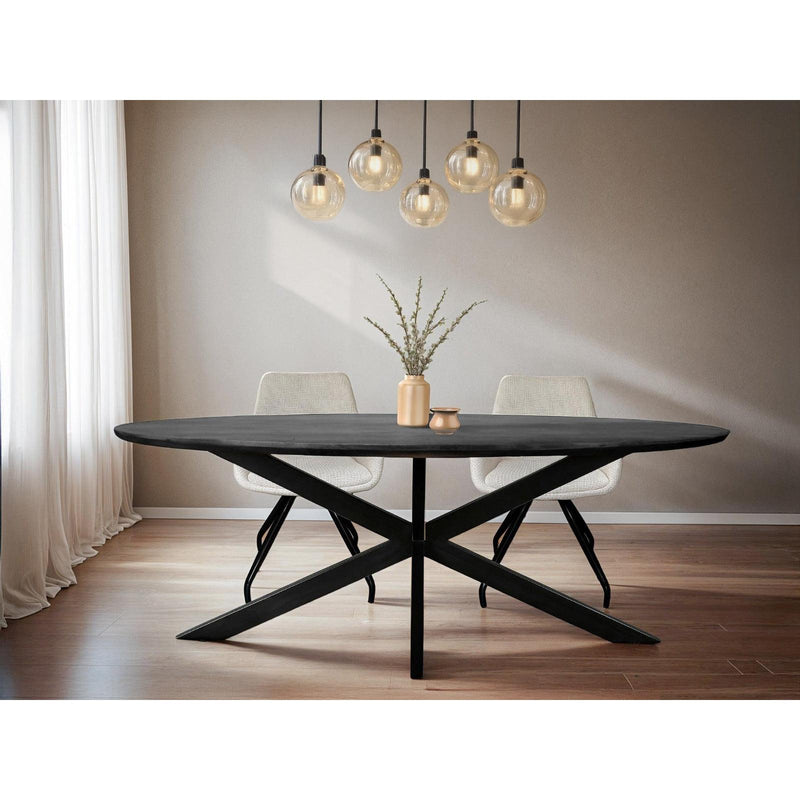 Eettafel Jesper Mangohout Naturel hout 240x110 cm 31018-Eettafels-Livingfurn