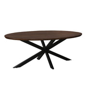 Eettafel Jesper Mangohout Naturel hout 240x110 cm 31034-Eettafels-Livingfurn