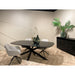 Eettafel Jesper Mangohout Zwart 210x105 cm-Eettafels-Livingfurn