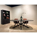 Eettafel Jesper Mangohout Zwart 210x105 cm-Eettafels-Livingfurn