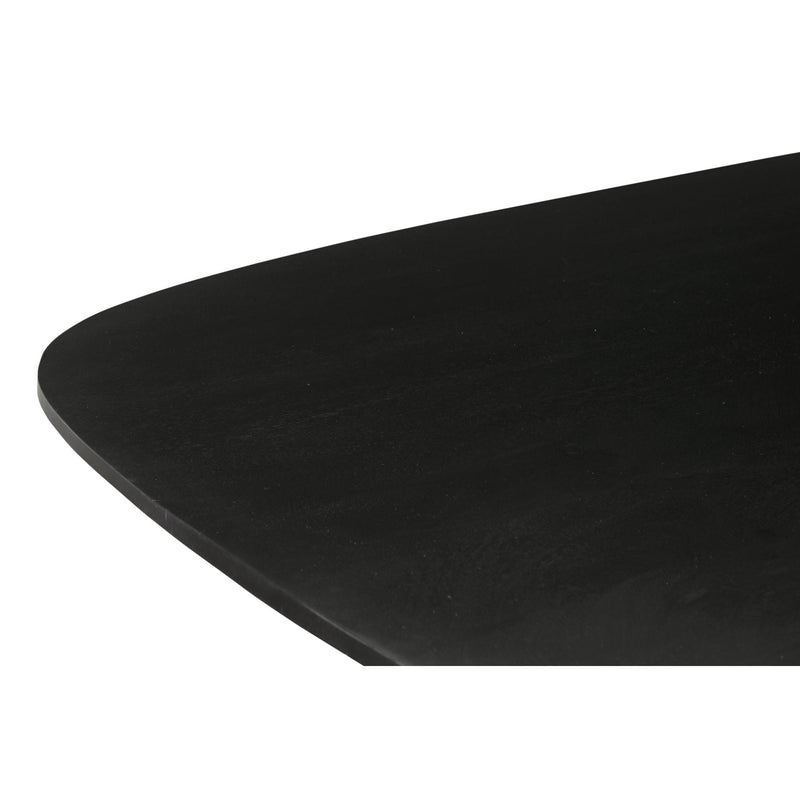 Eettafel Jesper Mangohout Zwart 230x105 cm-Eettafels-Livingfurn