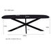 Eettafel Jesper Mangohout Zwart 230x105 cm-Eettafels-Livingfurn