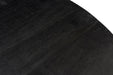 Eettafel Kala Mangohout Zwart 120 cm-Eettafels-Livingfurn