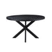 Eettafel Kala Mangohout Zwart 150 cm-Eettafels-Livingfurn