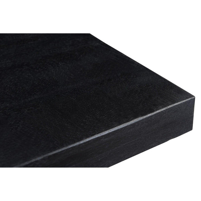 Eettafel Kala Mangohout Zwart 180x90 cm-Eettafels-Livingfurn