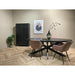 Eettafel Kala Mangohout Zwart 180x90 cm-Eettafels-Livingfurn