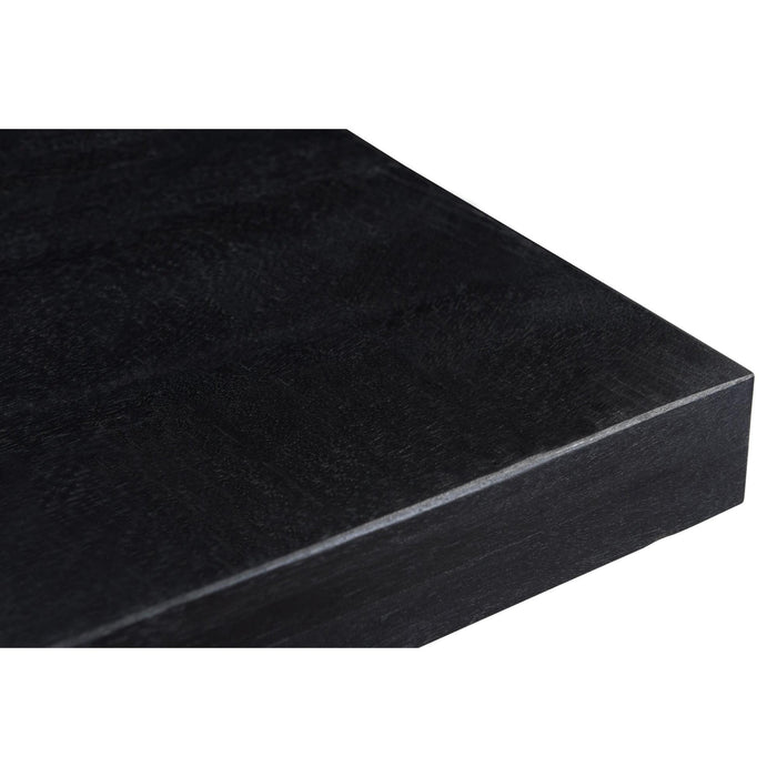 Eettafel Kala Mangohout Zwart 200x100 cm-Eettafels-Livingfurn