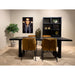 Eettafel Kala Mangohout Zwart 200x100 cm-Eettafels-Livingfurn