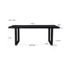 Eettafel Kala Mangohout Zwart 200x100 cm-Eettafels-Livingfurn