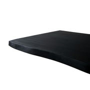 Eettafel Kala Mangohout Zwart 220x100 cm 12171-Eettafels-Livingfurn