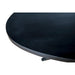 Eettafel Kala Mangohout Zwart 24x110 cm-Eettafels-Livingfurn